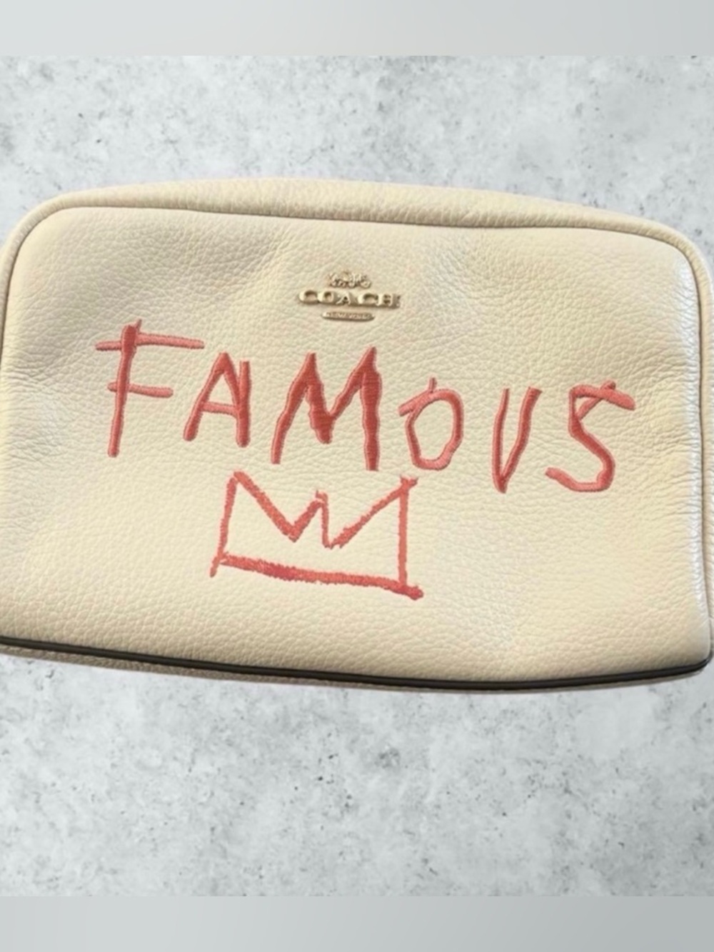 Coach x Jean-Michel Basquiat Special 2020 Boxy Cosmetic Case